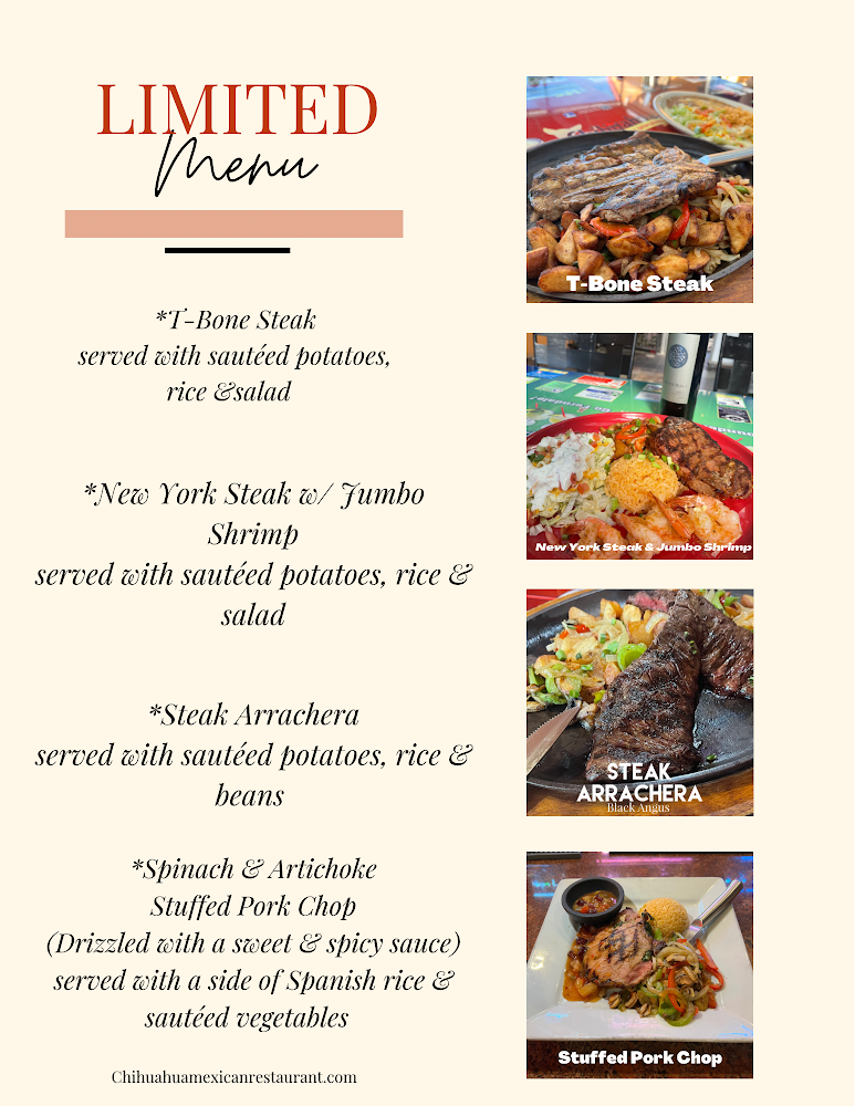 New Limited Time Menu!